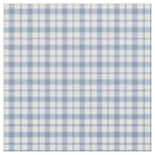 Chic-Indigo-Blau-weißes Preppy Karo-Gewebe Stoff (Nahaufnahme)