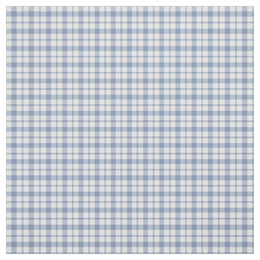Chic-Indigo-Blau-weißes Preppy Karo-Gewebe Stoff (Muster)