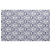 Chic Indigoblau-weiß-kat-Stammmuster Stoff (Yard (91,4 cm))