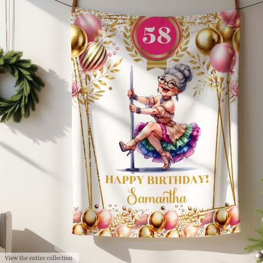 Chic Individuelle Name Funny Blanket für Oma Fleecedecke