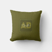 Chic Initial Custom Pillow für Kinder zum Geburtst Kissen (Vorderseite)
