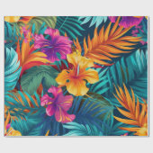 Chic Initial Festive Luxury Geburtstag Geschenkpapier (Flach)