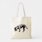 Chic Ink Labrador Retriever Sniffing Tasche (Rückseite)
