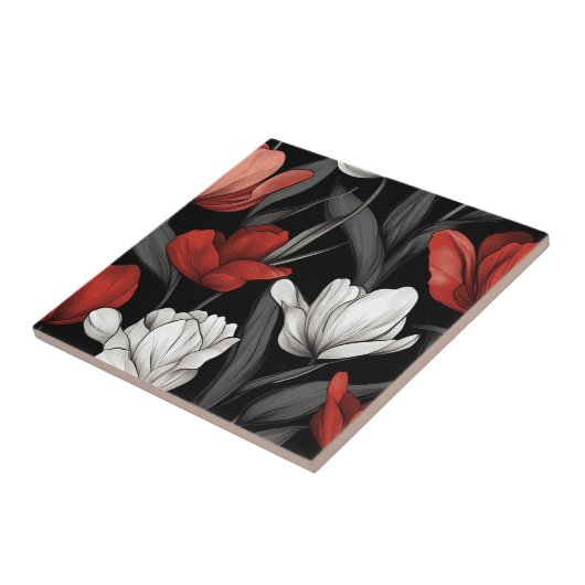 Chic Innenausstattung Tulpen Keramikfliesen Fliese (Seite)