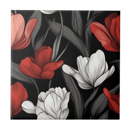 Chic Interior Design Tulip Keramik Tiles Fliese (Vorderseite)