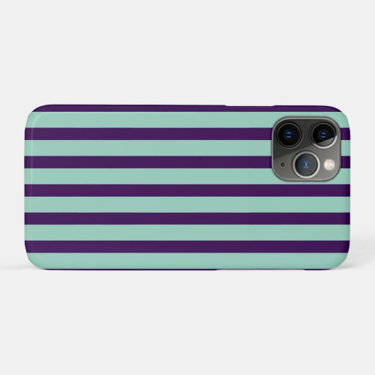 Chic iPhone 11 Pro Cases with Bold Stripe Design (Rückseite (Horizontal))