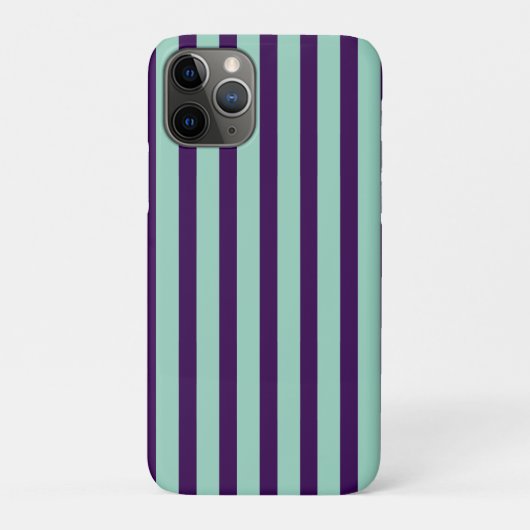 Chic iPhone 11 Pro Cases with Bold Stripe Design (Rückseite)