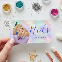 Chic iridischer Opal-Manicurist-Nagelstudio-Künstl