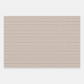 Chic Ivory Silver Gold Baubles Ziermuster Geschenkpapier Set (Vorderseite 2)