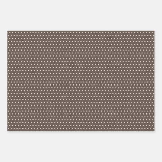 Chic Ivory Silver Gold Baubles Ziermuster Geschenkpapier Set (Vorderseite)