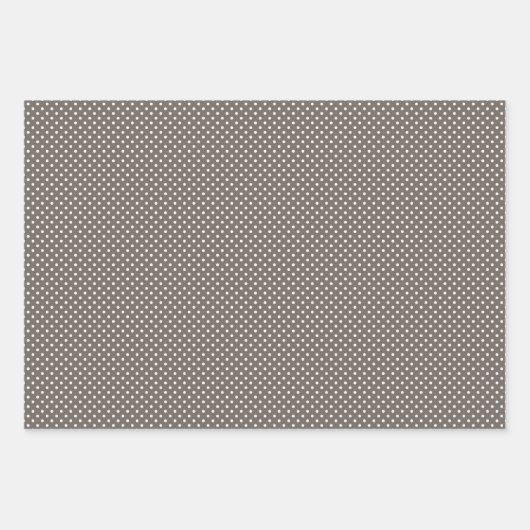 Chic Ivory Silver Gold Baubles Ziermuster Geschenkpapier Set (Vorderseite 2)