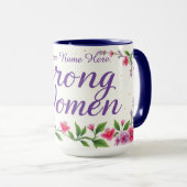 Chic IWD 2026 Strong Women Leadership Custom Tasse (VorderseiteRechts)