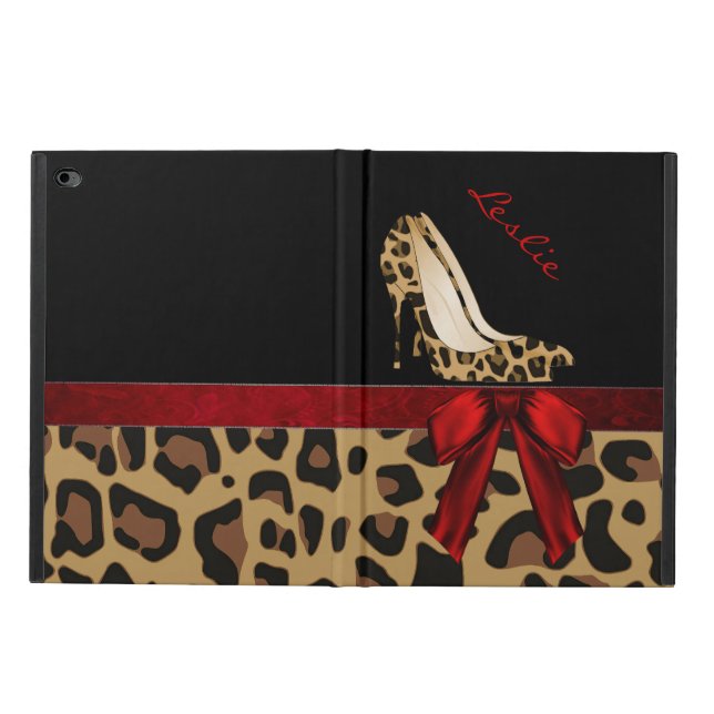 Chic Jaguar Stilettos iPad Air 2 Case Stand (Außenansicht)