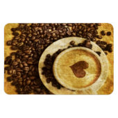 Chic Java cappuccino Kaffeebohnen Kaffee Lover Magnet (Horizontal)