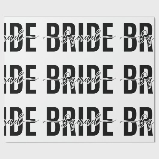 Chic Junggesellinnen Abschiedsparty Geschenkpapier (Flach)
