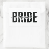 Chic Junggesellinnen-Abschiedsparty Rechteckiger Aufkleber (Tasche)
