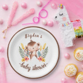 Chic Jungle Animals Greeneral Neutral Baby Dusche Pappteller (Party)