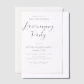 Chic-Kalligraphie-Hochzeit Pergament Einladungen (Versetzt)