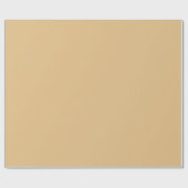 Chic Kamel khaki winzige Polka Punkte niedliches G Geschenkpapier (Flach)