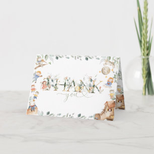 Chic Kinderzimmer Rhyme Greenerenery Baby Shower G Dankeskarte