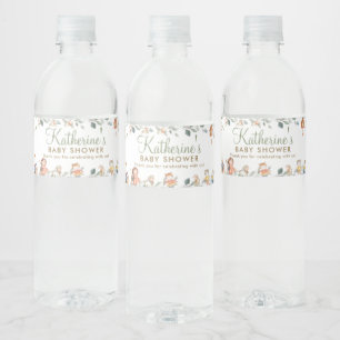 Chic Kinderzimmer Rhyme Greenerenery Baby Shower G Wasserflaschenetikett