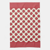 Chic Kitchen Handtuch oder Teetücher: Tiefe Rote R (Vertikal)