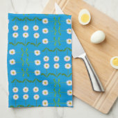 Chic Kitchen Handtuch: Tischtücher auf Aquamarin Handtuch (Viertel Falte)