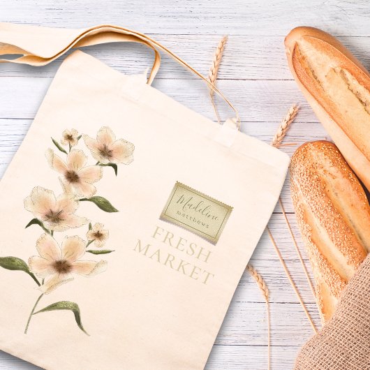 Chic Kitchen Rezept Frische Markt Vintag Tragetasche