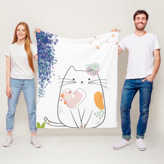 Chic Kitty Dreams Fleece Blanket (Beispiel)