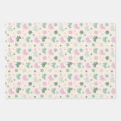 Chic Kleeblatt, Bogen und Hat Patrick's Day Set vo Geschenkpapier Set (Vorderseite 3)