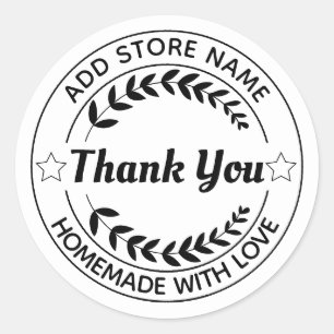 Chic kreieren Sie Ihre eigene Heimat mit Liebe Dan Runder Aufkleber