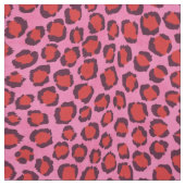 Chic kühn farbenfroh rosa Geparden Printmuster Stoff (Muster)