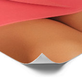 Chic Ladies Retro-Cocktail-Moment Poster (Ecke)