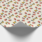Chic Ladybug Elegance Geschenkpapier (Ecke)