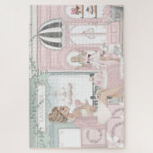 Chic Ladys French Bakery Illustration Puzzle (Vertikal)