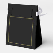 Chic Las Vegas Casino Schwarzes Gold Geschenkschachtel (Rückseite)