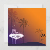 Chic Las Vegas Junggeselinnen-Abschied Einladung (Rückseite)