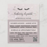 Chic Lashes Moderne Beauty Makeup Artist Advert Flyer<br><div class="desc">Chic Lashes Moderne Beauty Makeup Künstlerwerbung Flyer durch den Business Card Store.</div>