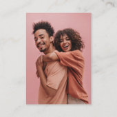 Chic Lässig Script | UAWG mit QR-Code und Foto Begleitkarte (Rückseite)