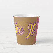 Chic Latte Tasse Einzigartige Designs auf Zazzle (Vorderseite)