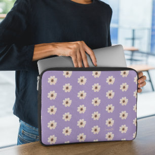 Chic Lavendel Lila Laptopschutzhülle