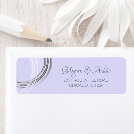 Chic Lavendel mit Silberring (Insitu)