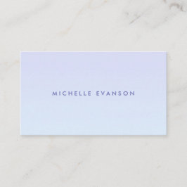 Chic Lavender Blue Gradient Pattern Visitenkarte