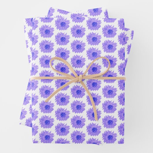 Chic Lavender Blume Wrapping Paper Sheets Geschenkpapier Set (Beispiel)