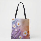 Chic Lavender & Daisy Carryall Tasche (Vorderseite)