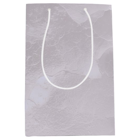 Chic Lavender Pearl Bridal Shower Mittlere Geschenktüte (Vorderseite)