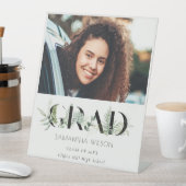 Chic Leafy Fern Succulent Foliage Foto Abschluss Sockelschild (In Situ)