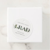 Chic Leafy Fern Succulent Green Foliage Abschluss Geschenkanhänger (Beispiel)