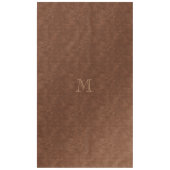 Chic Leather Copper Look Tischdecke (Vorderseite)