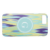 Chic, lebendiges, lila Aquarellmuster Case-Mate iPhone Hülle (Rückseite (Horizontal))